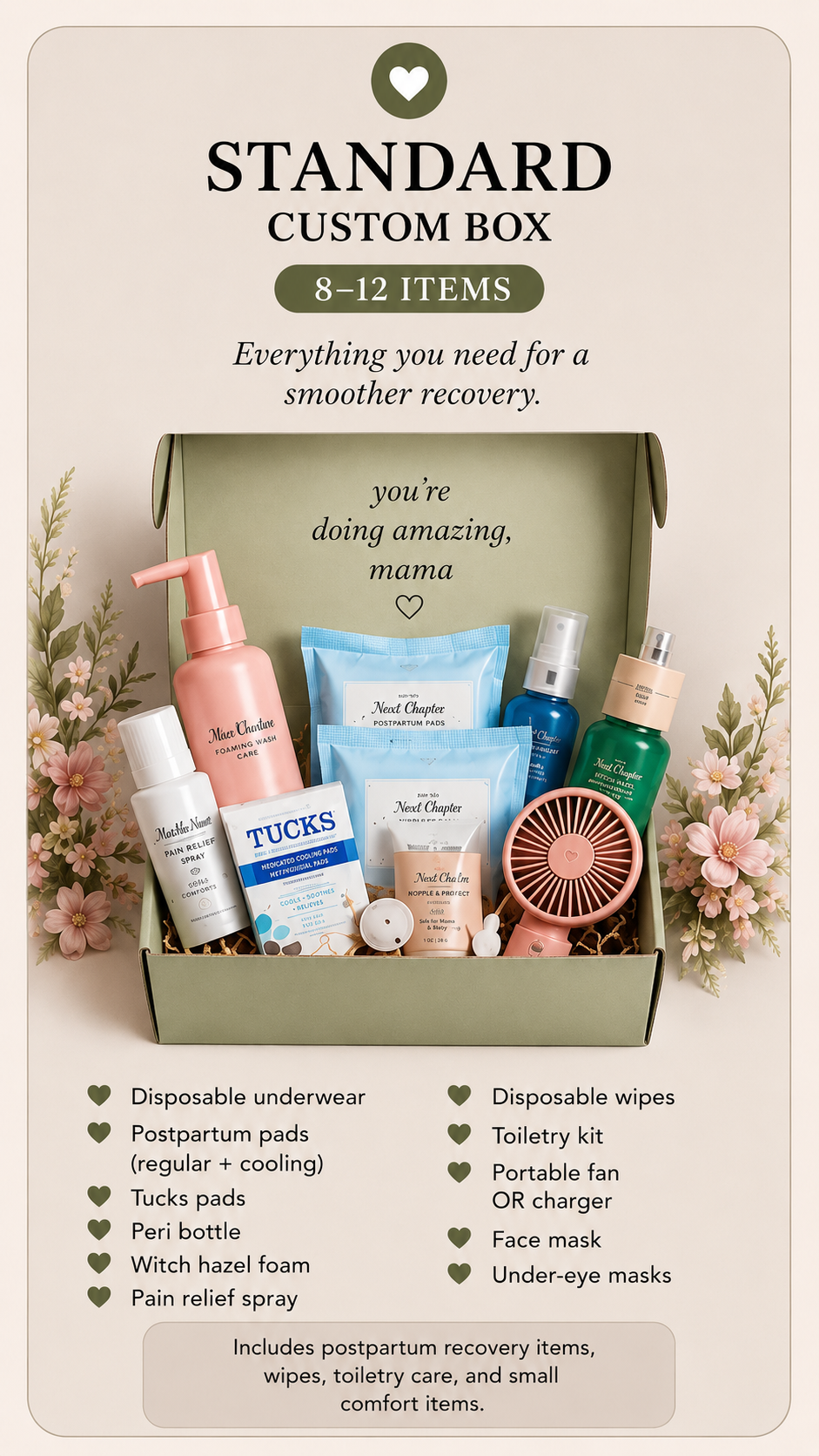 Custom Postpartum Boxes (Standard)