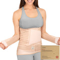 KeaBabies Revive 3 in 1 Postpartum Belt (Classic Ivory, M/L)