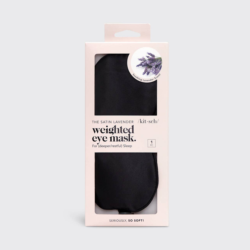 Lavender Scented Satin Weighted Eye Mask